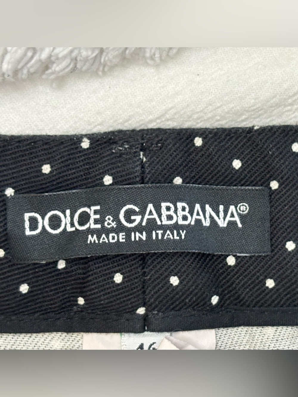 Dolce & Gabbana Black Polka Dot Pants - Picture 2 of 16